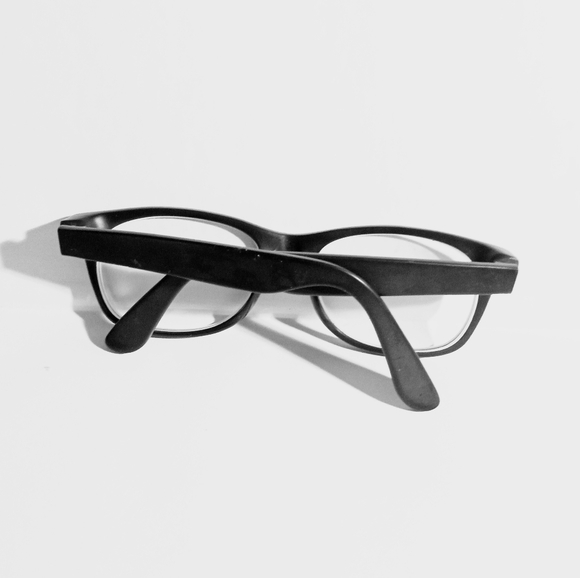 Japanese Bisindei Unisex Black Matt Square Eyeglasses Frames - Picture 8 of 11